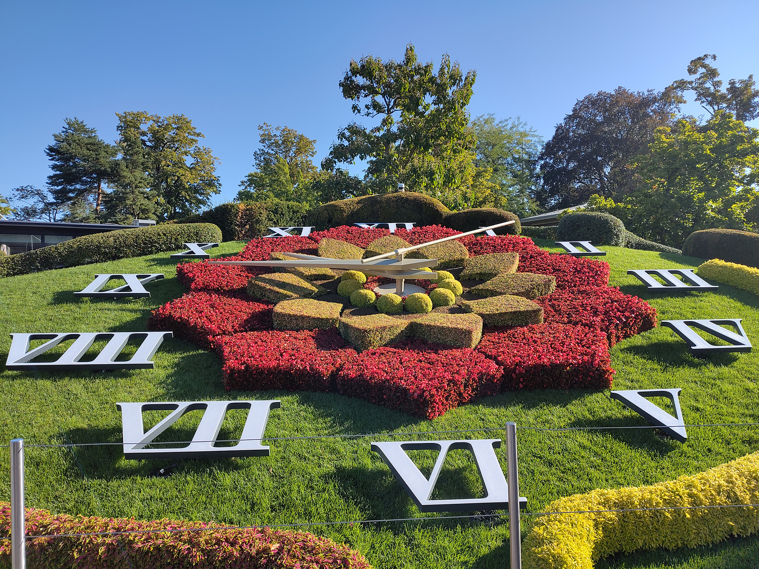 Blumenuhr Genf